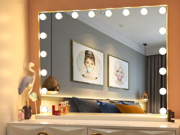 DP328-15 Wall-mounted Hollywood Led Vanity Mirror