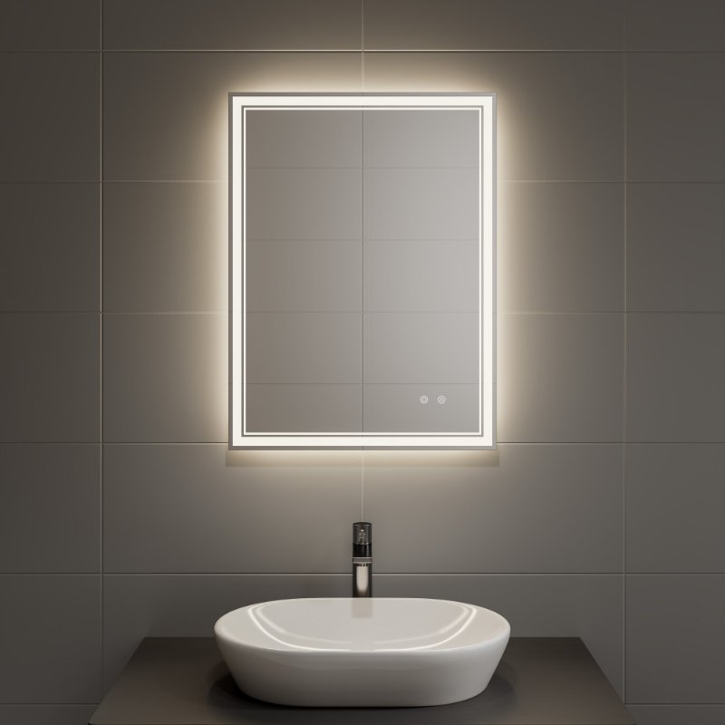 DP344-X Frameless LED Bathroom Mirror