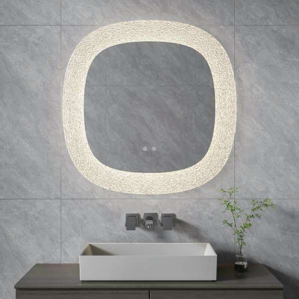 Irregular LED Bathroom Mirror