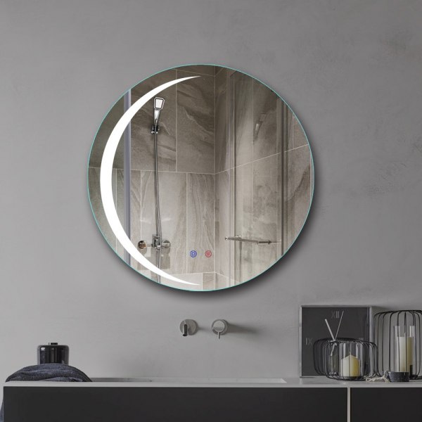 DP321E Round Dia 60cm Led Bathroom Mirror