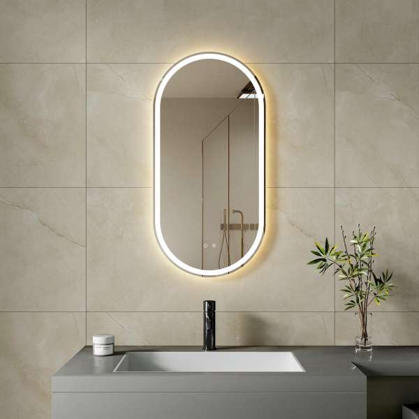 Oval LED Bathroom Mirror