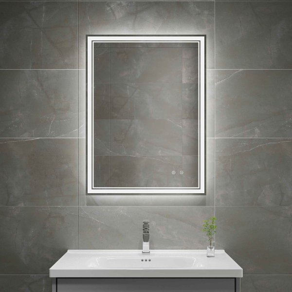 Frameless LED Bathroom Mirror