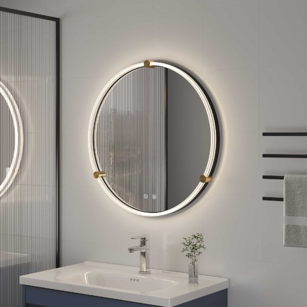 Round Led Bathroom Mirror