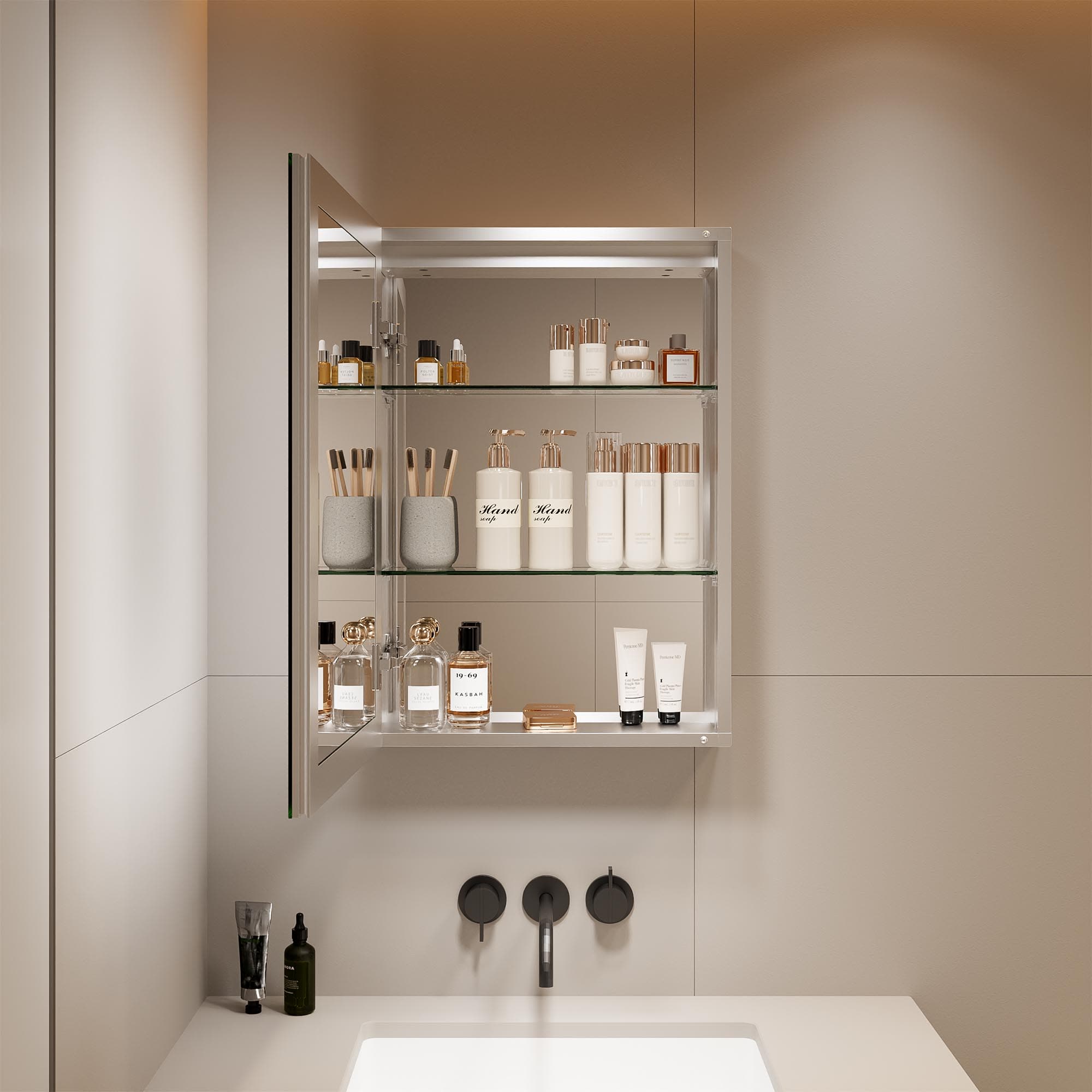 LED Bathroom Mirror Cabinet